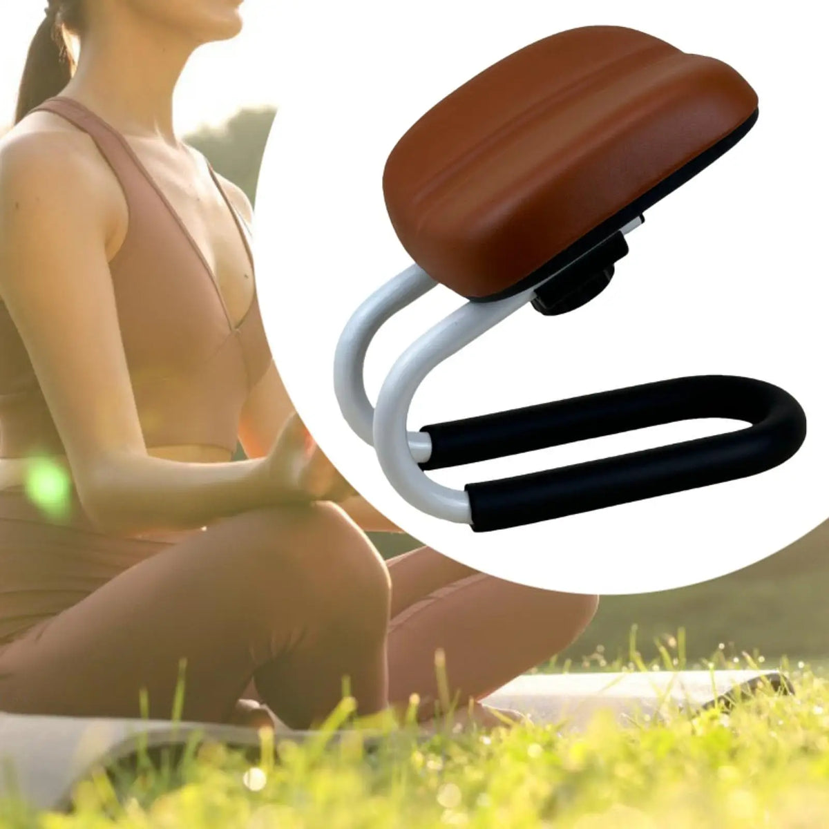Kneeling Meditation Stool Adjustable Height Prayer Stool Kneeling Bench Portable Seat for Home Kneeler Meditations Yoga Prayer