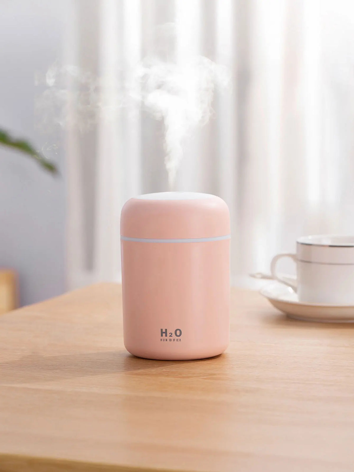 300ml Aromatherapy Diffuser Humidifier Air Purifier Car Home Use Seven-color Light Aromatherapy Essential Oil