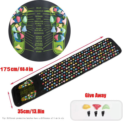 Fingerpressure Board Foot Foot Massage Pad Health Walk Foot Pressure Board Foot Massage Pad Imitation Goose Soft Stone Road