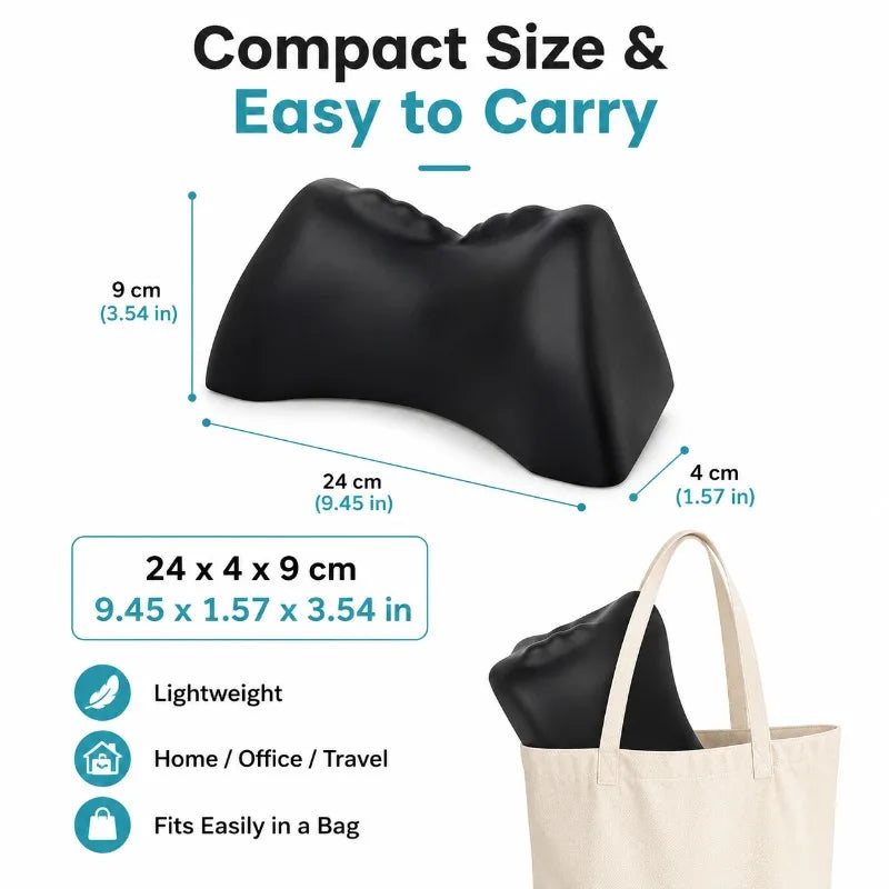 PU Acupressure Trigger Points Neck Traction Pillow Portable Cervical Spine Massage Ergonomic Stretching Device Relaxation