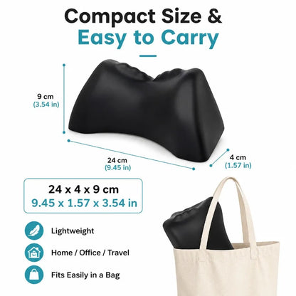 PU Acupressure Trigger Points Neck Traction Pillow Portable Cervical Spine Massage Ergonomic Stretching Device Relaxation