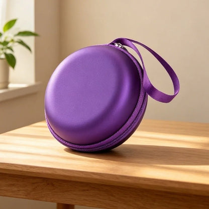 10 Bottles Capacity Essential Oil Storage Box Hard Shell Shockproof Insulin Storage Case 1-2ML Bottle Zipper Closure Bag