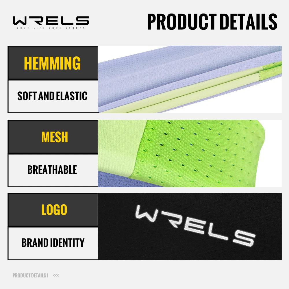 WRELS Headband Sweatband Cooling Non Slip Breathable Quick Dry Men Women Running Yoga Fitness Tennis Athletic Workout Hair Band