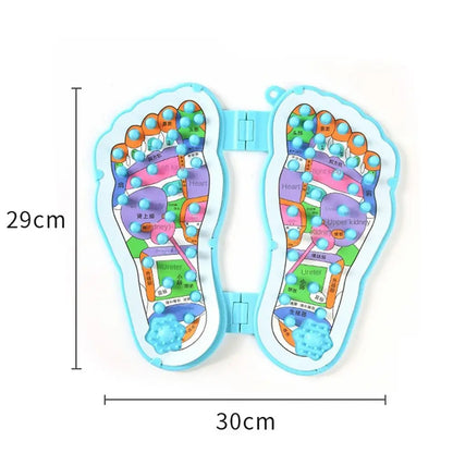 Acupressure Mat Foot Massager - Relieve Pain & Fatigue, Shiatsu Reflexology Points for Men Women Home Use