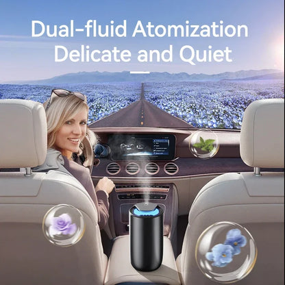 Portable  Car Aroma Diffuser USB Charging Essential Oil Diffuser Suitable for Home Office  Intelligent  Smell Distributor