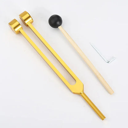 128/256/512Hz Tuning Fork Set Weighted Bio-Acoustic Tuning System Testing Medical Tuning Fork Sets for Sound Healing Therapy