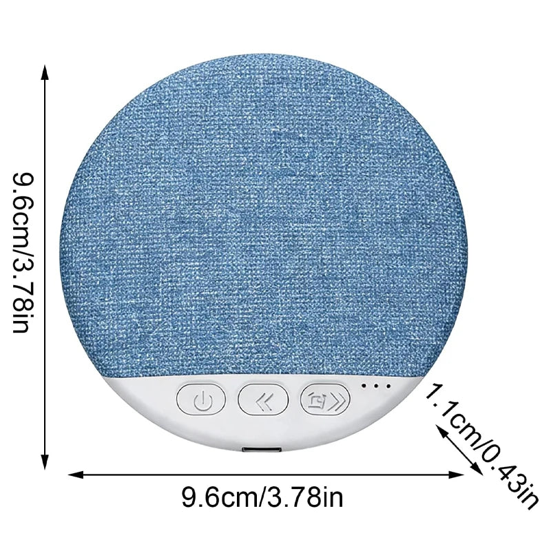 Under Pillow Mini Speaker 5.4 Hifi Stereo Sound Machine White Noise With 30/60/90 Min Timer For Bedroom Sleep