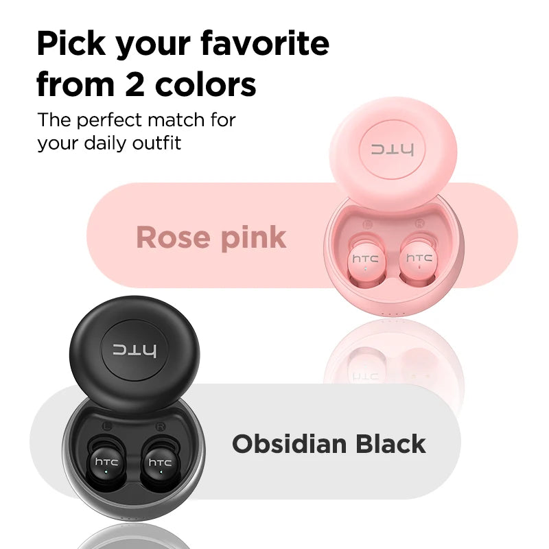HTC NE91 Sleeping Aid Headphones Wireless Bluetooth Earphones Noise Reduction Earbuds Long Battery Life Fit Side Sleeper
