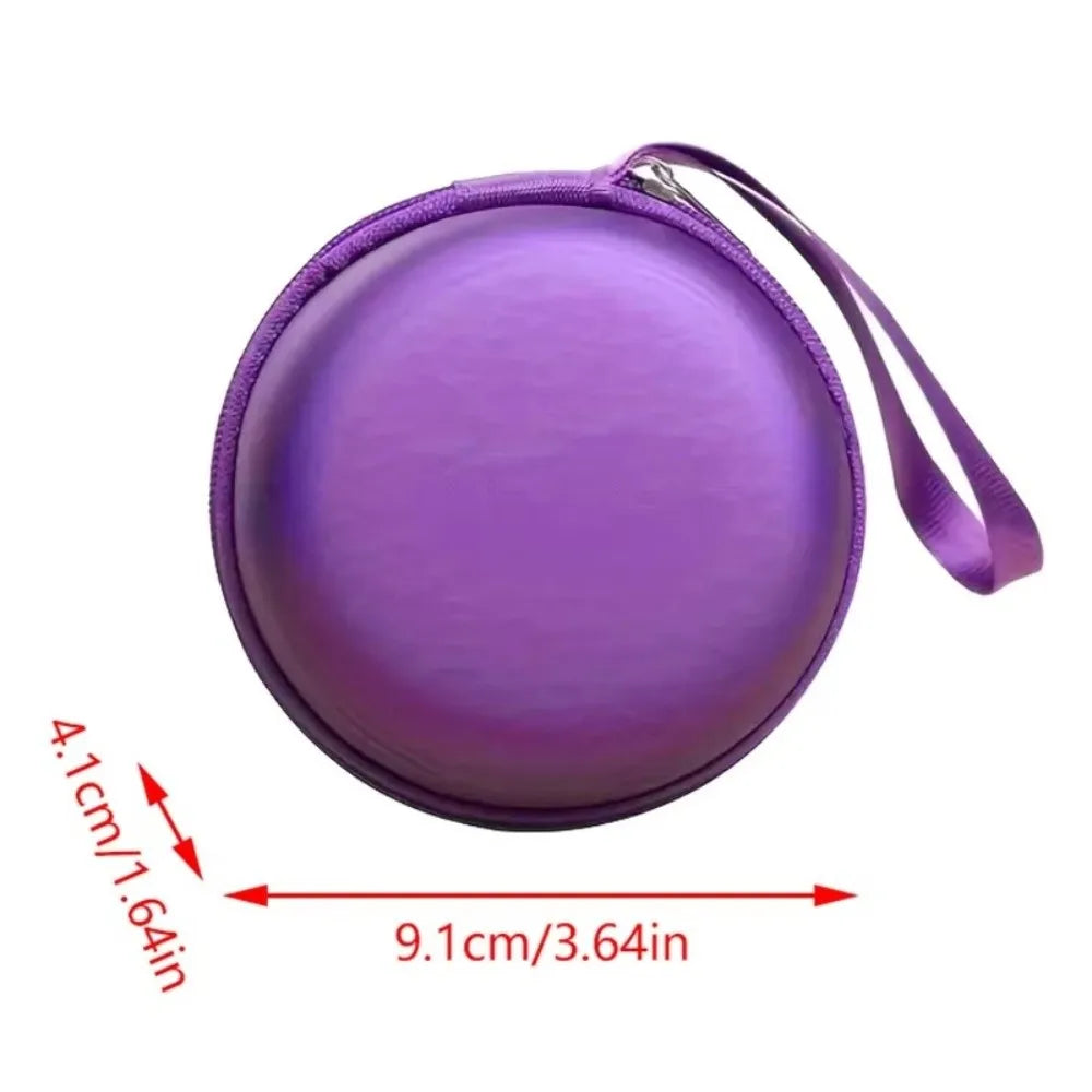 10 Bottles Capacity Essential Oil Storage Box Hard Shell Shockproof Insulin Storage Case 1-2ML Bottle Zipper Closure Bag