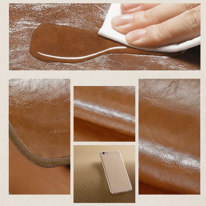 Zafu Thick Leather Cushion Soft Non-Slip Round Sitting Seat Pad Waterproof 35/40cm Dining Chair Pad Living Room