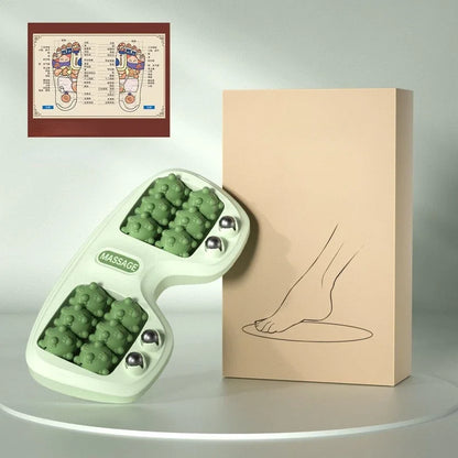 Foot Massager Roller Feet Acupressure Point Massage Plantar Fasciitis Pain Relief Relax Roller Trigger Point Reflexology Tool
