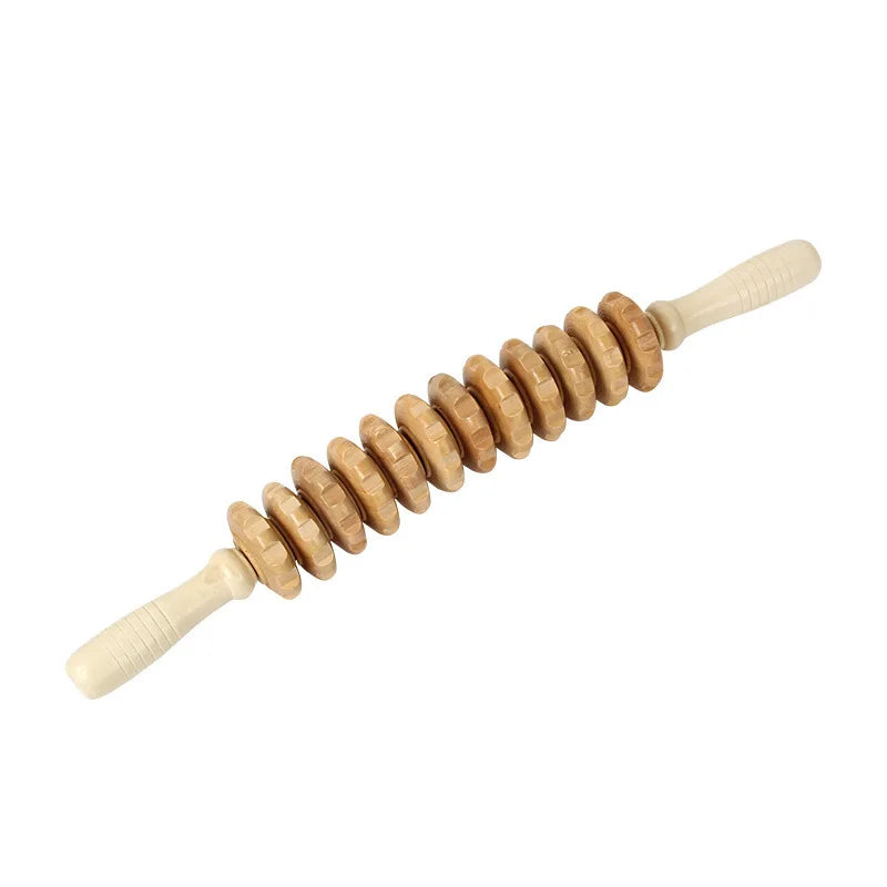 1Pcs Wooden Massage Tool Sets Pain Relief Massager Roller Anti CorporalAnti Cellulite Body Slimmling Gua Sha Back Massager