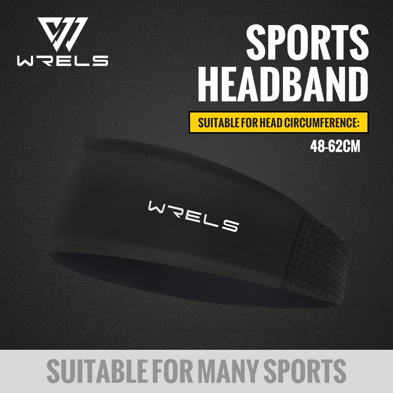 WRELS Headband Sweatband Cooling Non Slip Breathable Quick Dry Men Women Running Yoga Fitness Tennis Athletic Workout Hair Band