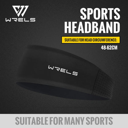 WRELS Headband Sweatband Cooling Non Slip Breathable Quick Dry Men Women Running Yoga Fitness Tennis Athletic Workout Hair Band