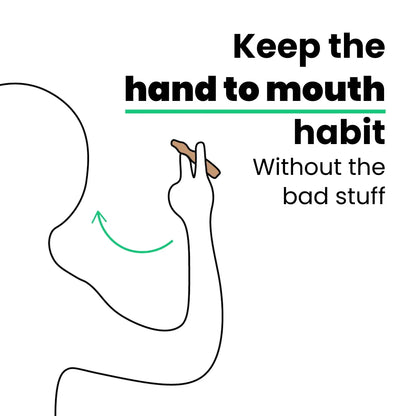 Quit Smoking Flavored Air Inhaler Journey Pack Walunt Wood Stop Smoking Device Nicotine-Free Aromatherapy Smokeless Stick