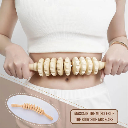 1Pcs Wooden Massage Tool Sets Pain Relief Massager Roller Anti CorporalAnti Cellulite Body Slimmling Gua Sha Back Massager